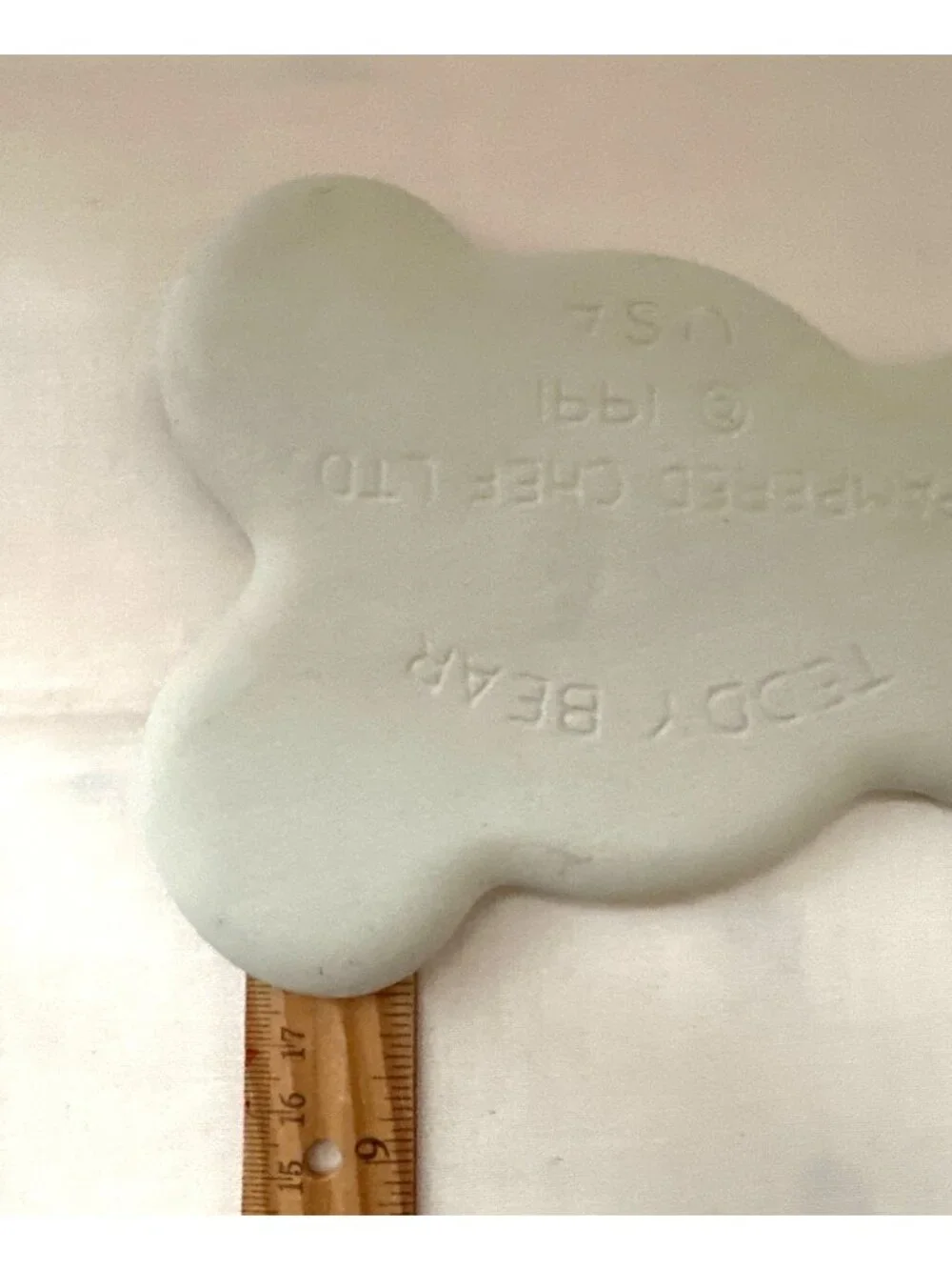 Teddy Bear Stoneware Cookie Mold Pampered Chef